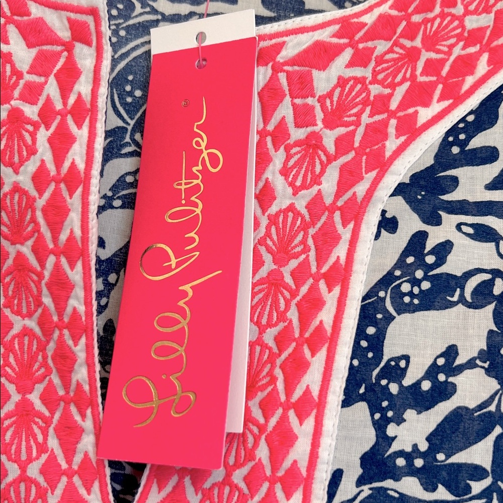 NWT Lilly Pulitzer Tunic Top Ocean Cove Tunic L - Picture 8 of 15